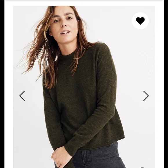 Madewell Sweaters Madewell Cashmere Mockneck Sweater Poshmark